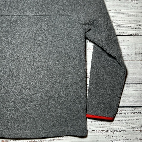 Under Armour Quarter Zip Jacket Gray and Red Size 6 - Picture 14 of 15
